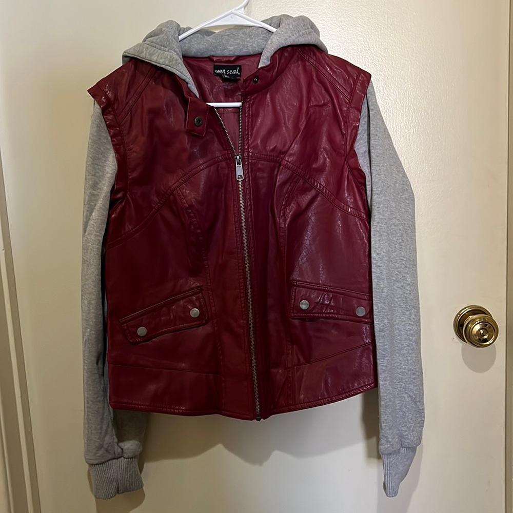 Red Leather Jacket (Women’s)
